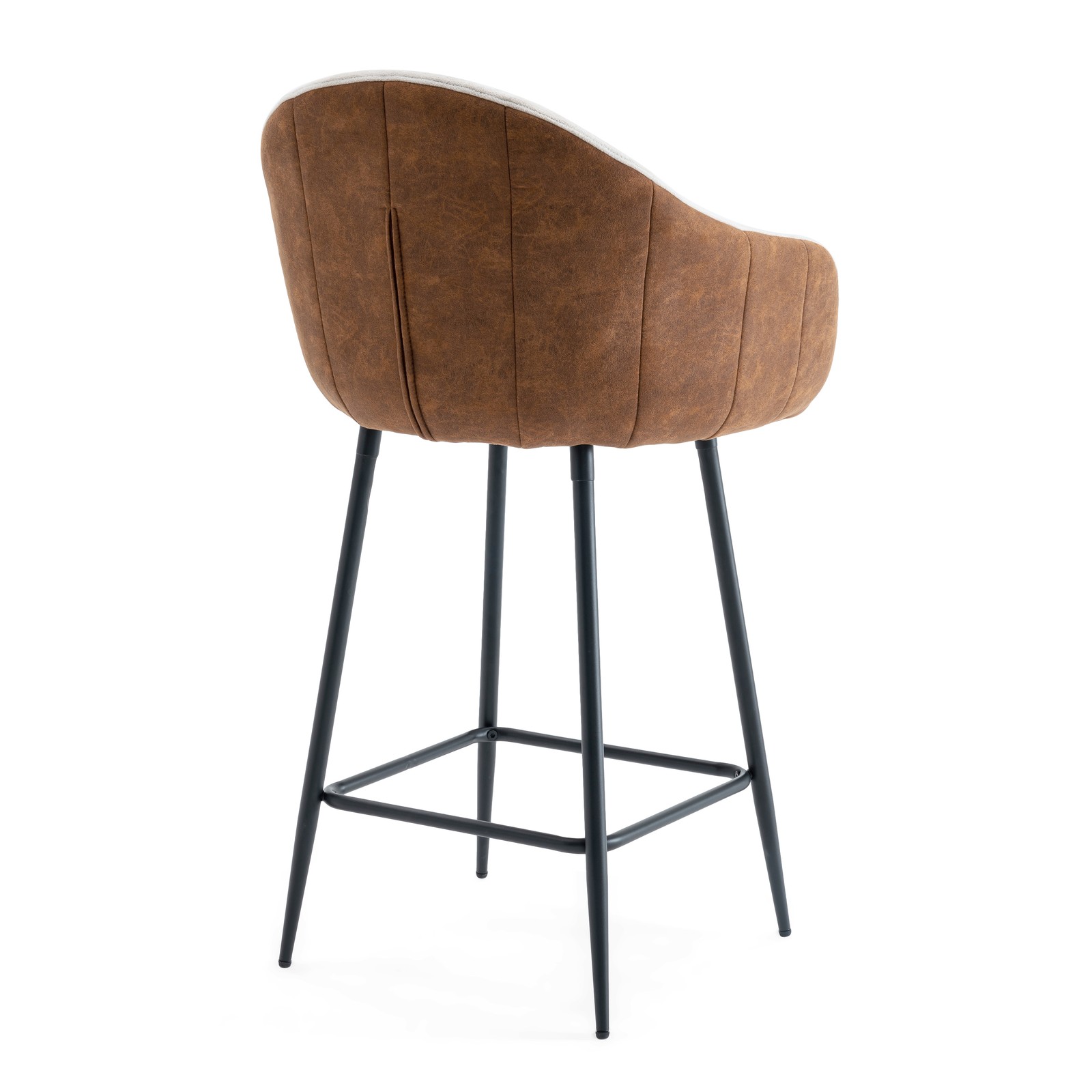 26.5'' Modern - Style counter height bar stools, with comfortable upholstery
