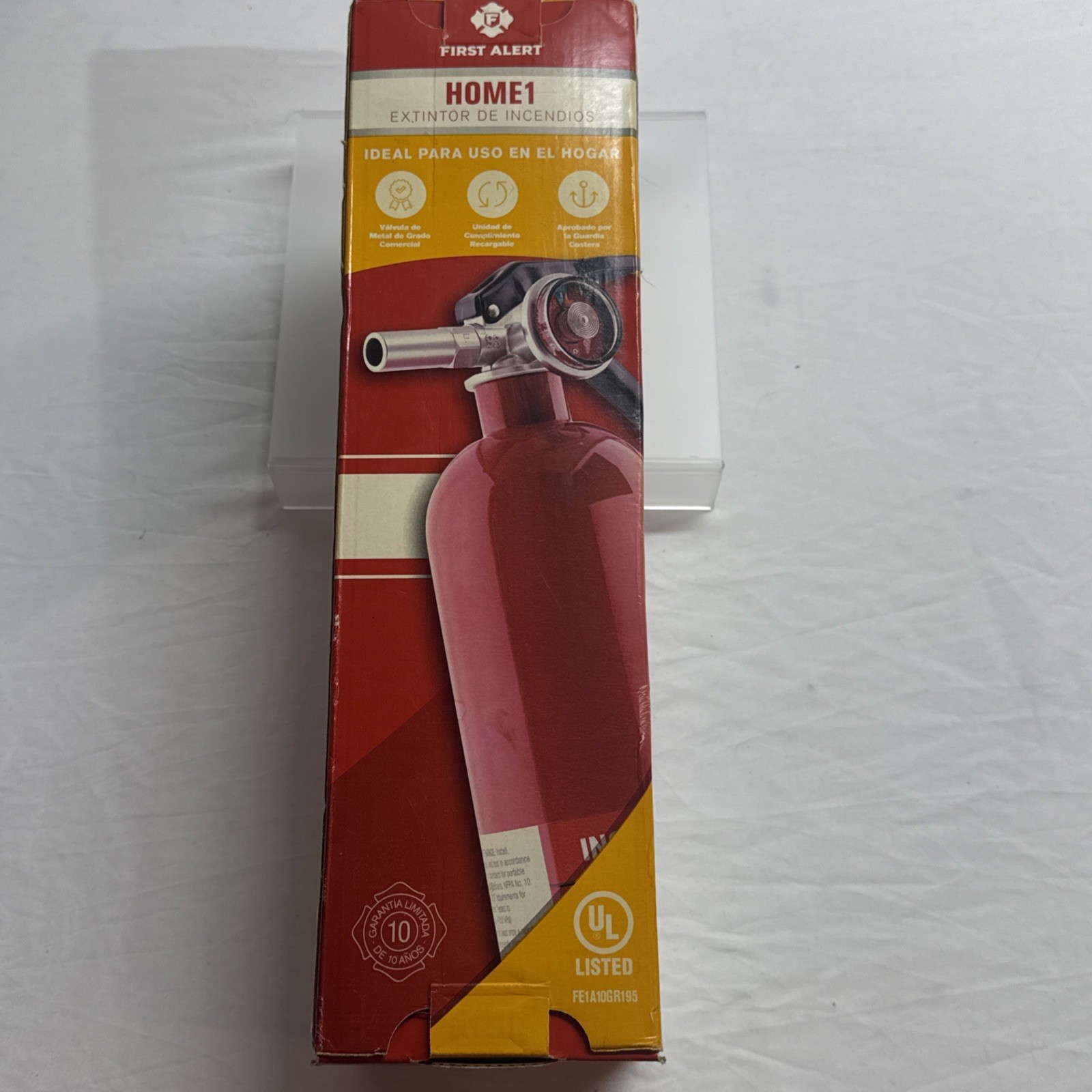 First Alert Home1 1-A:10-B:C Rechargeable Home Fire Extinguisher 2.5lbs    NEW
