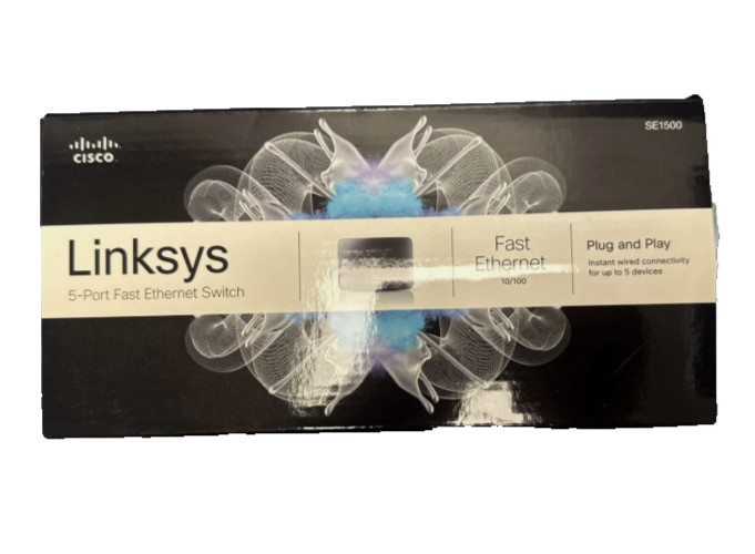 Cisco Linksys SE1500 5-Port Fast Ethernet 10/100 Switch Unmanaged