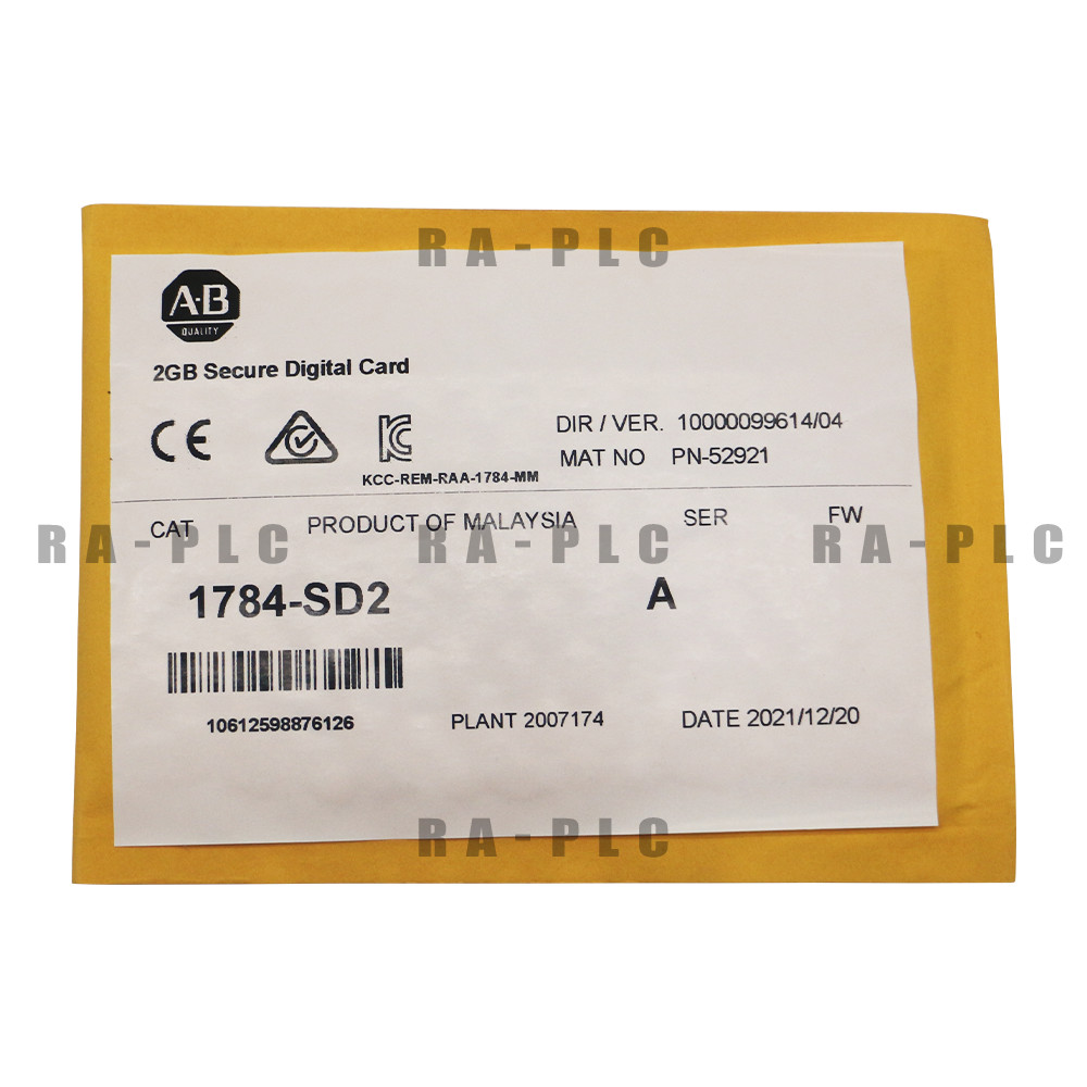 New Factory Sealed AB 1784-SD2 ControlLogix Secure Digital Card 2 GB SER A
