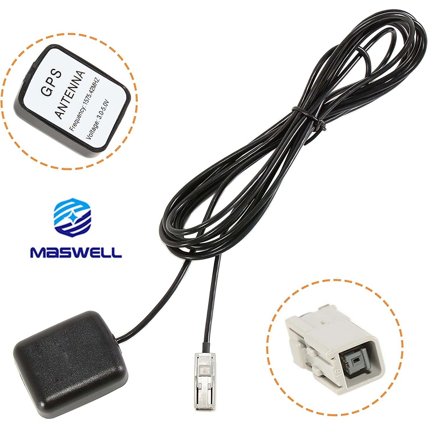 3M Vehicle GPS Antenna GT5-1S for Chrysler JEEP RB1 NAVIGATION Radio HeadUnit
