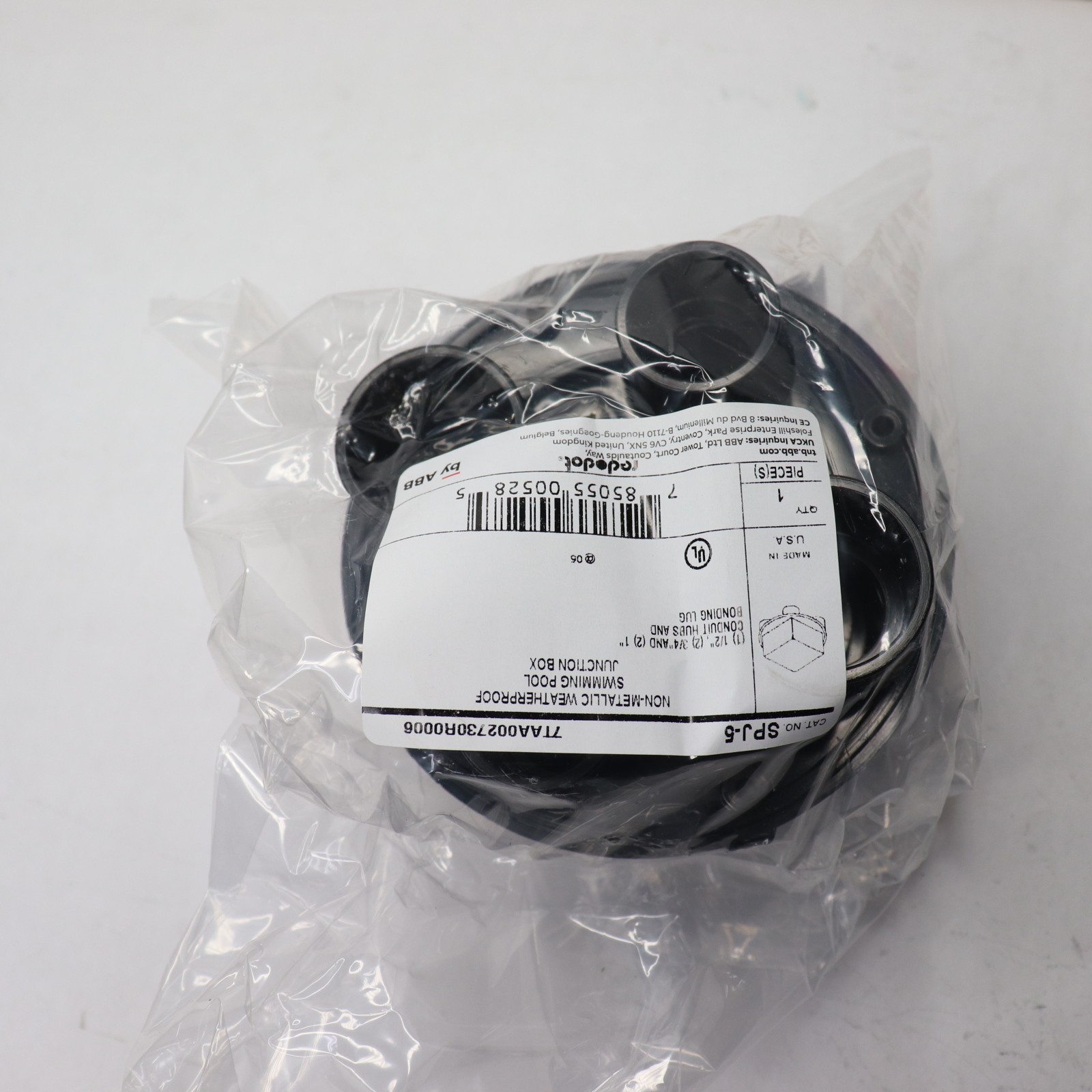 Thomas & Betts Swimming Pool Junction Box w/ Closure Plugs STCSPJ5
