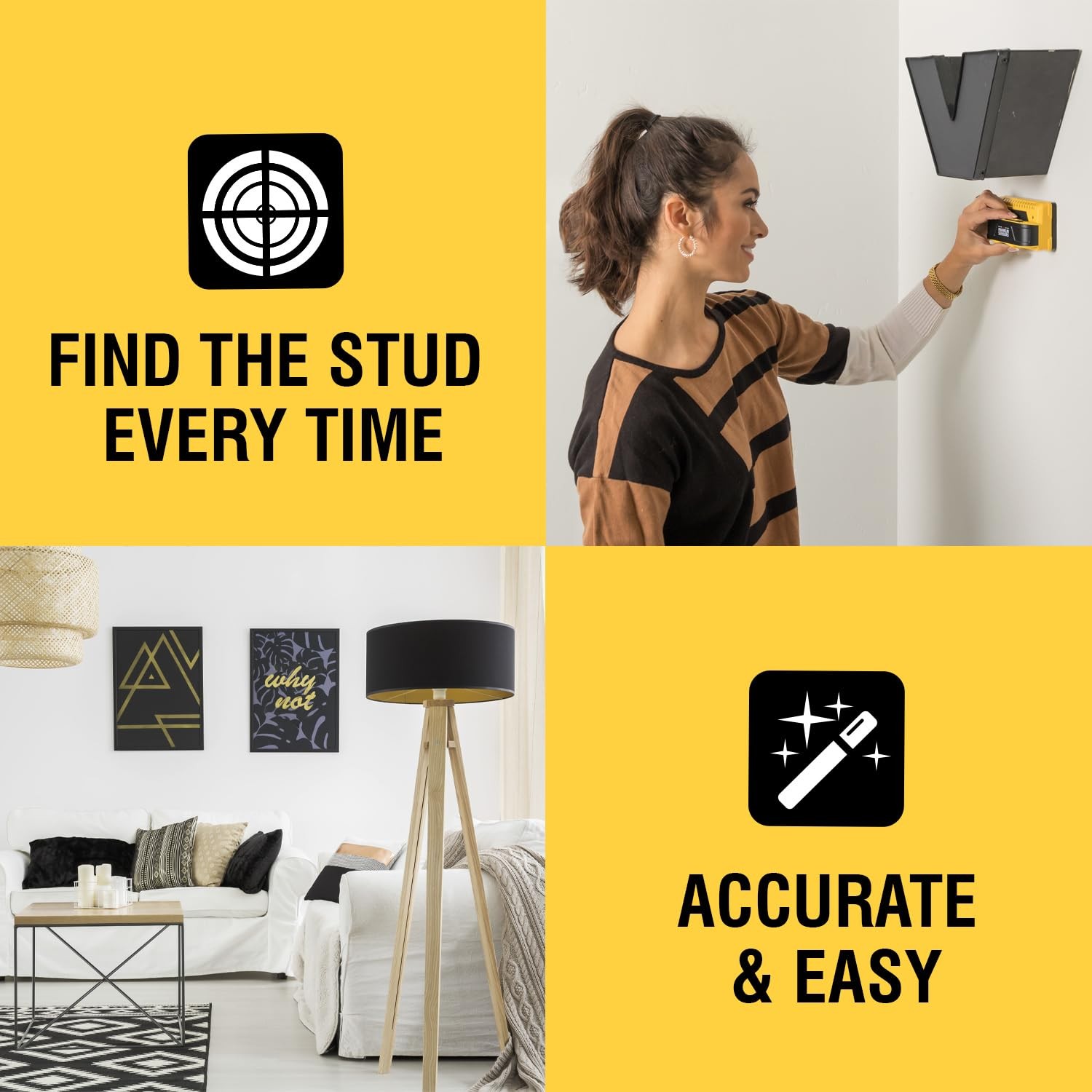 ProSensor M150/X990 Stud Finder with Live Wire Detection