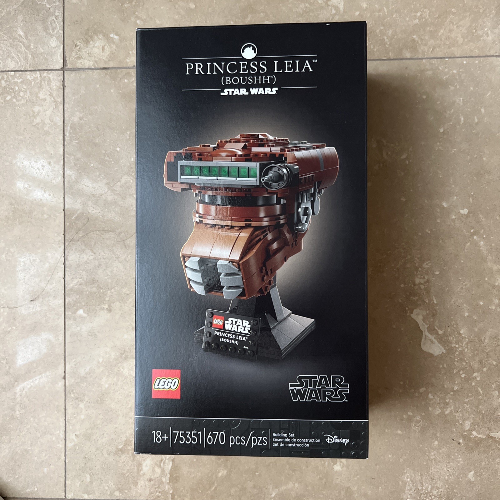 LEGO Star Wars 75351 Princess Leia (Boushh) Helmet New Factory Sealed Ships ASAP
