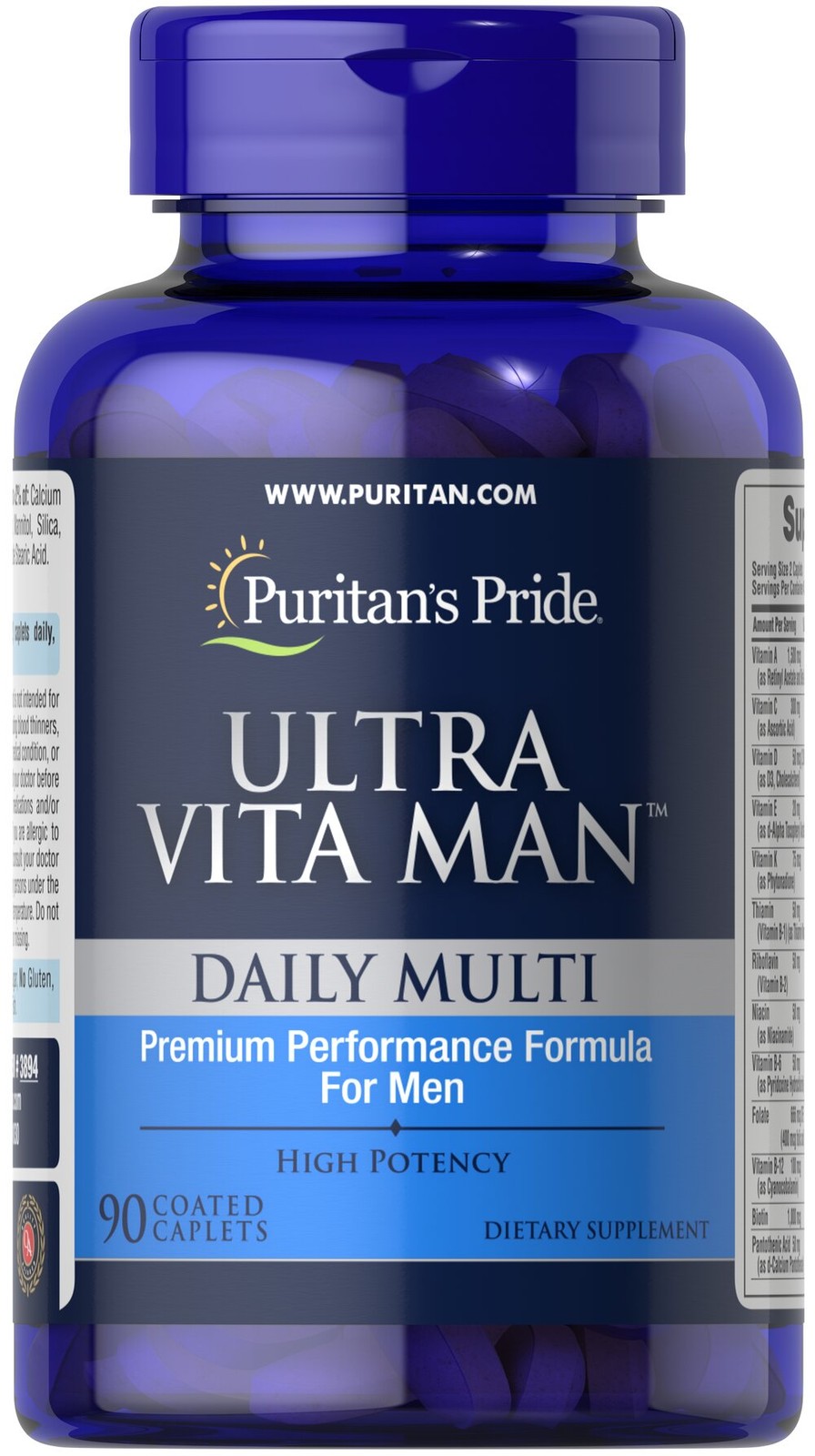 Puritan's Pride Ultra Vita Man™ Time Release-90 Caplets