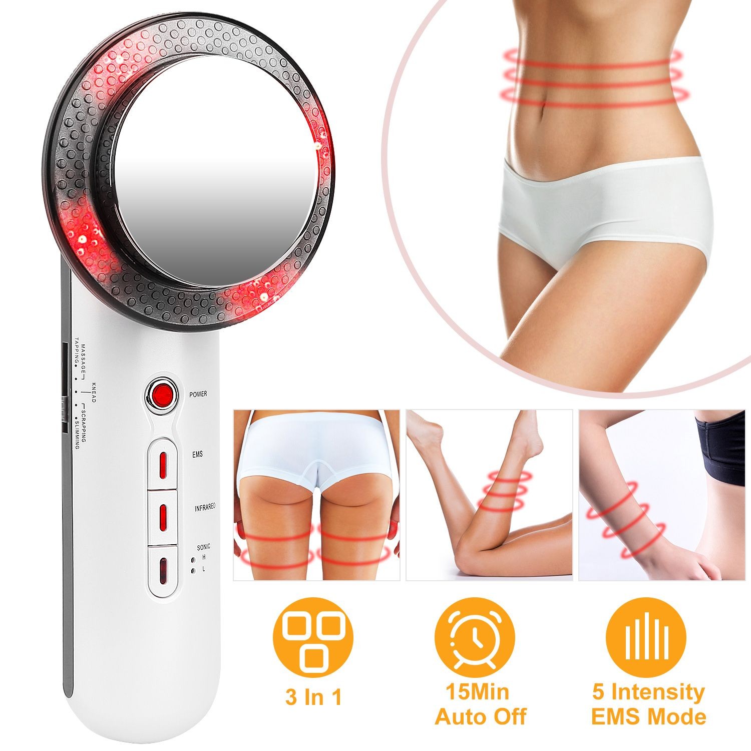 Electric Fat Remover Body Massager Waist Arm Leg Butt Body Sculpting Machine