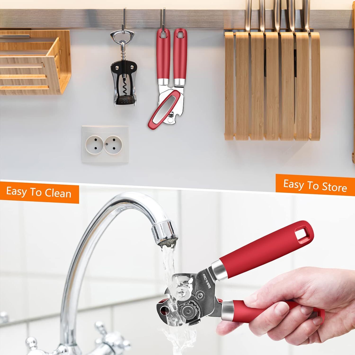 Abrelatas manual multifuncional 3 en 1 Abridor de botellas