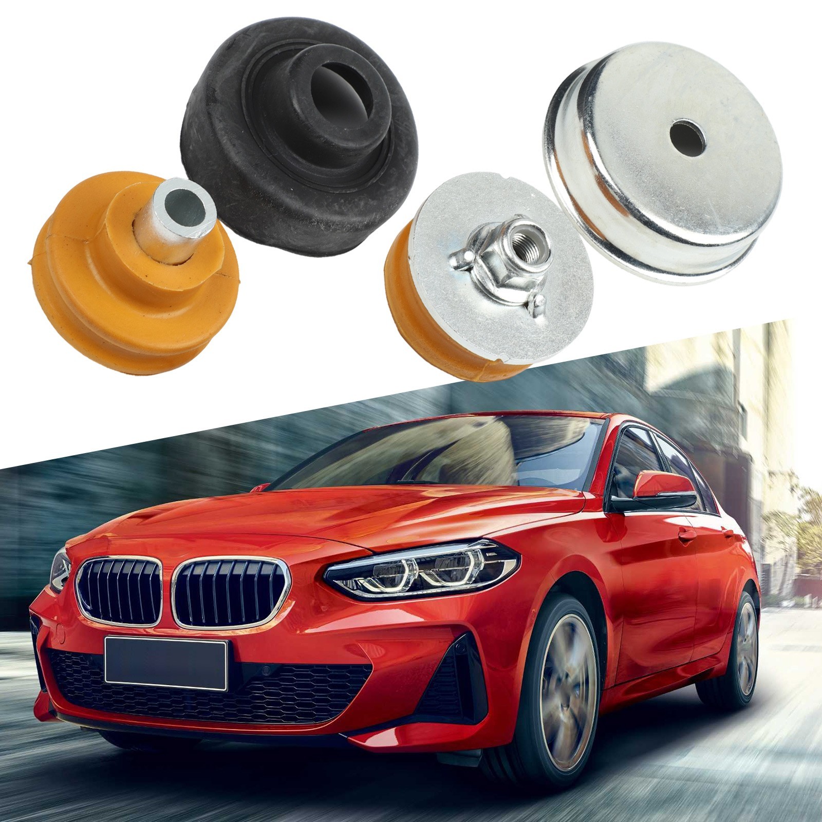 For E81 E82 E87 E90 E91 Rear Axle Top Strut Mount Kit Direct Replacement