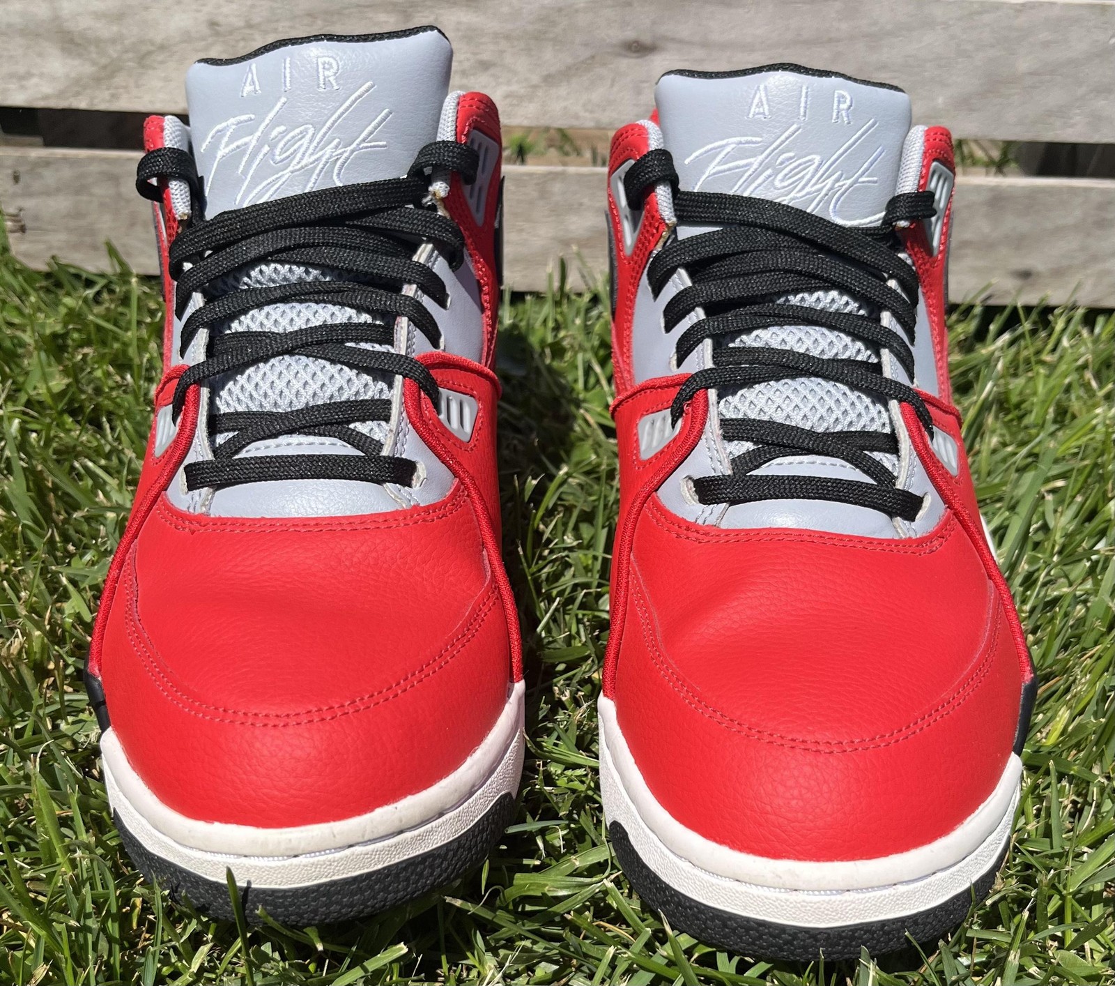 Nike Air Flight 89 Shoes Mens Size 9 Red Black Basketball Sneakers CN5668-600