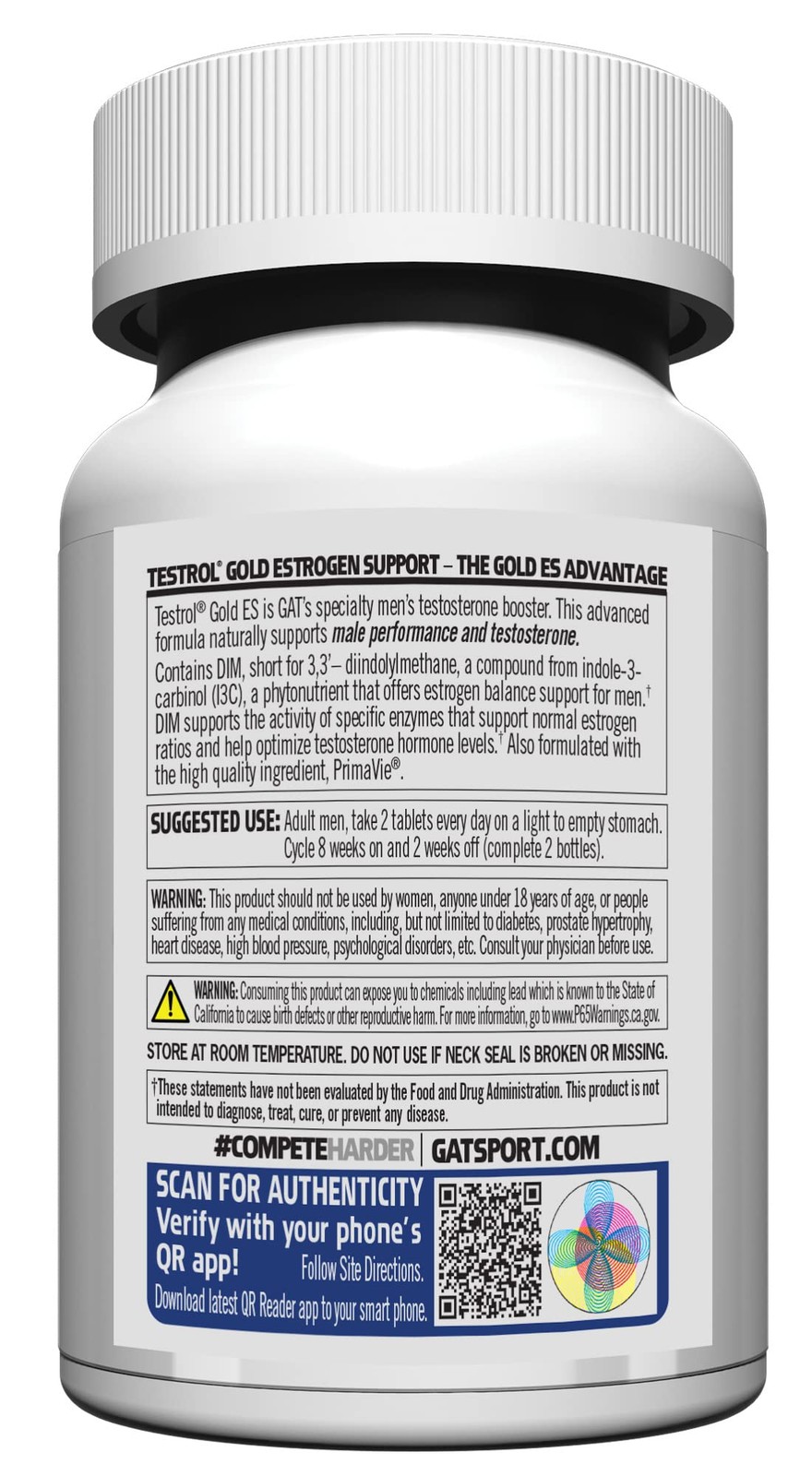 Optimize Testosterone Booster with Tribulus, DIM, Zinc, Fenugreek & Saw