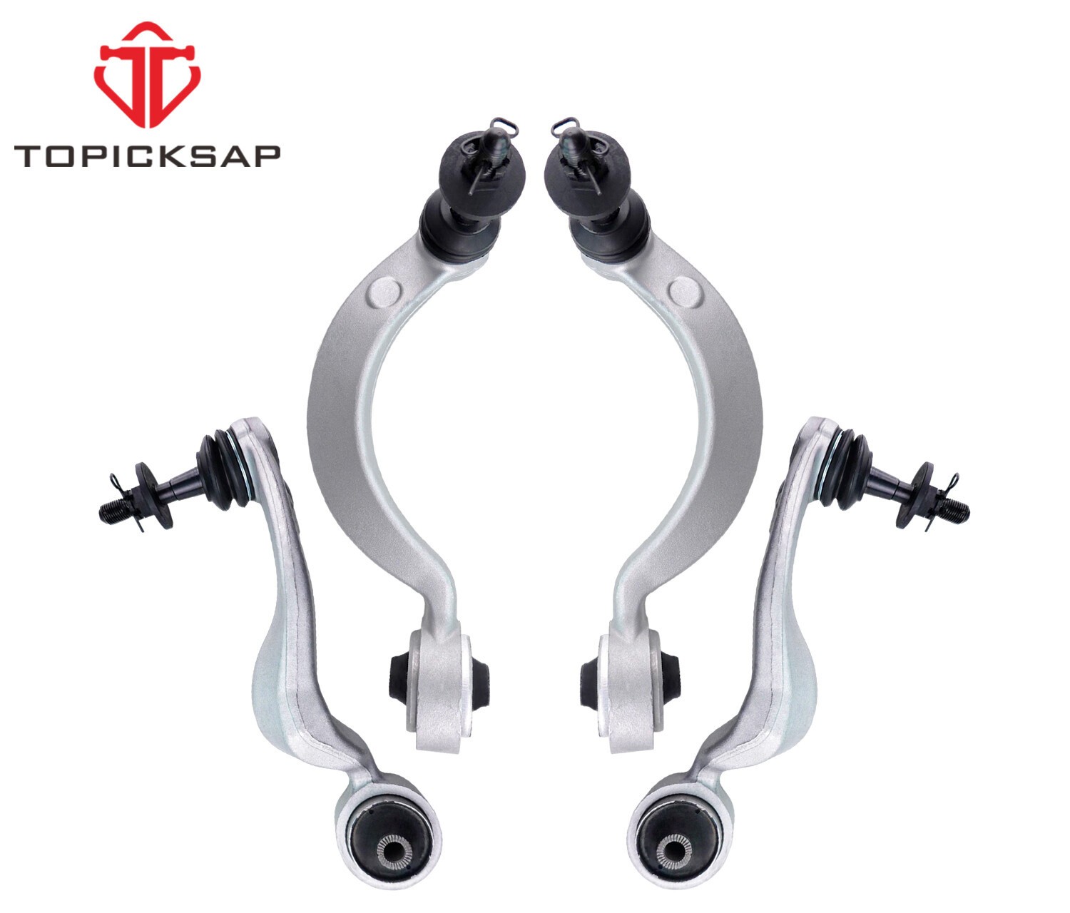 4Pcs Front Upper Control Arms Kit For 2007-2017 Lexus LS460 LS460L AWD RWD