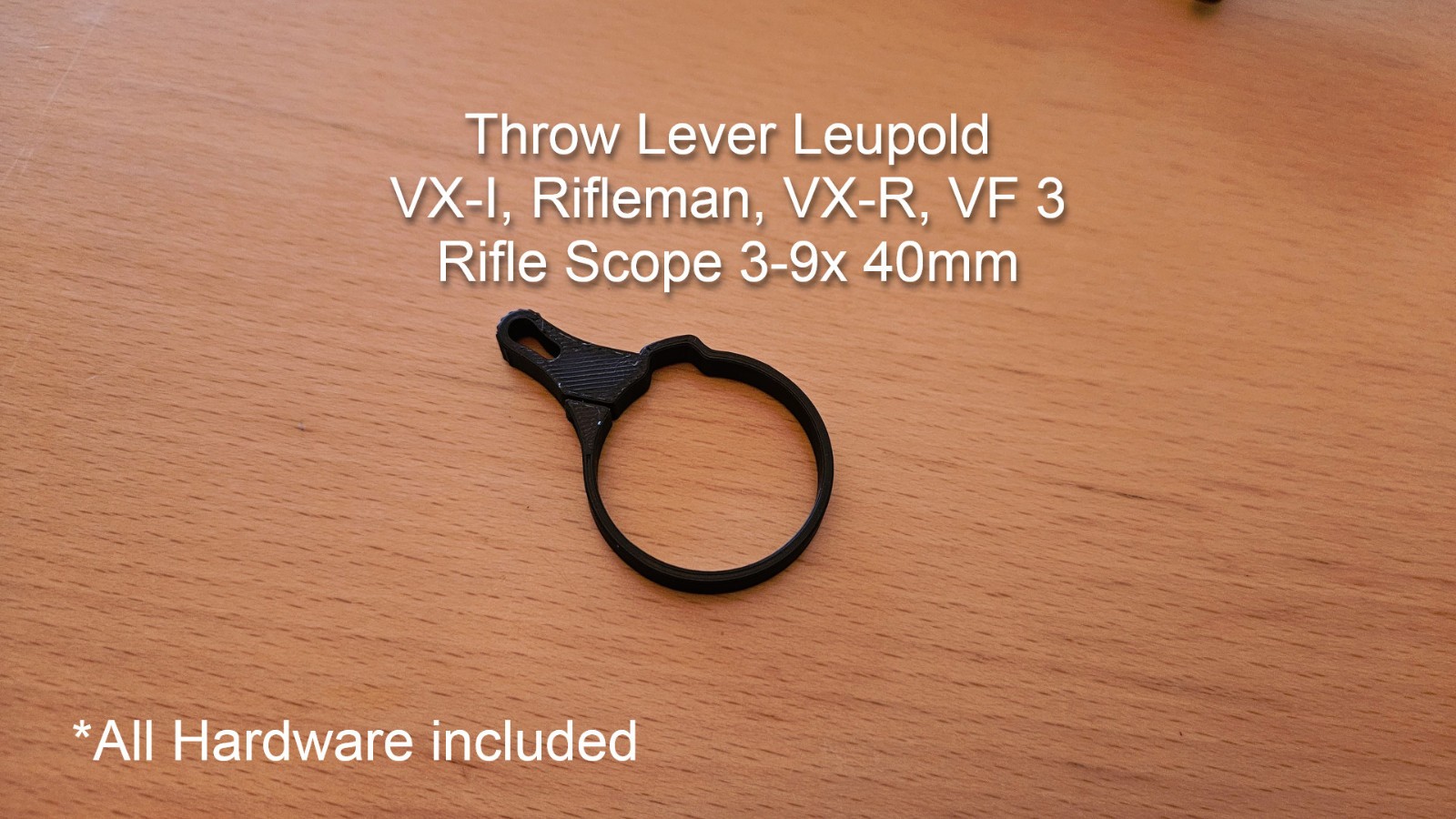 Throw Lever Leupold Rifle Scope VX-I, Rifleman, VX-R, 3-9x40mm