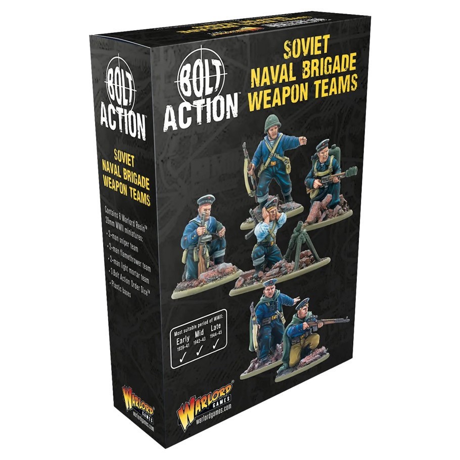 Soviet Naval Brigade Weapon Teams -Bolt Action-Warlord Games-