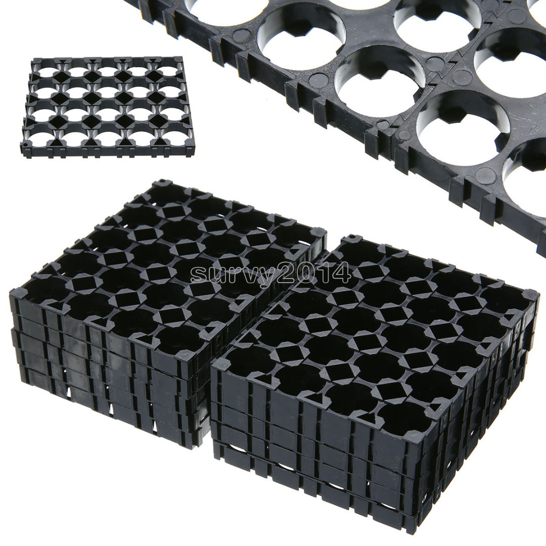 Battery 4x5 Cell Spacer Radiating Shell Pack Plastic Heat Holder US
