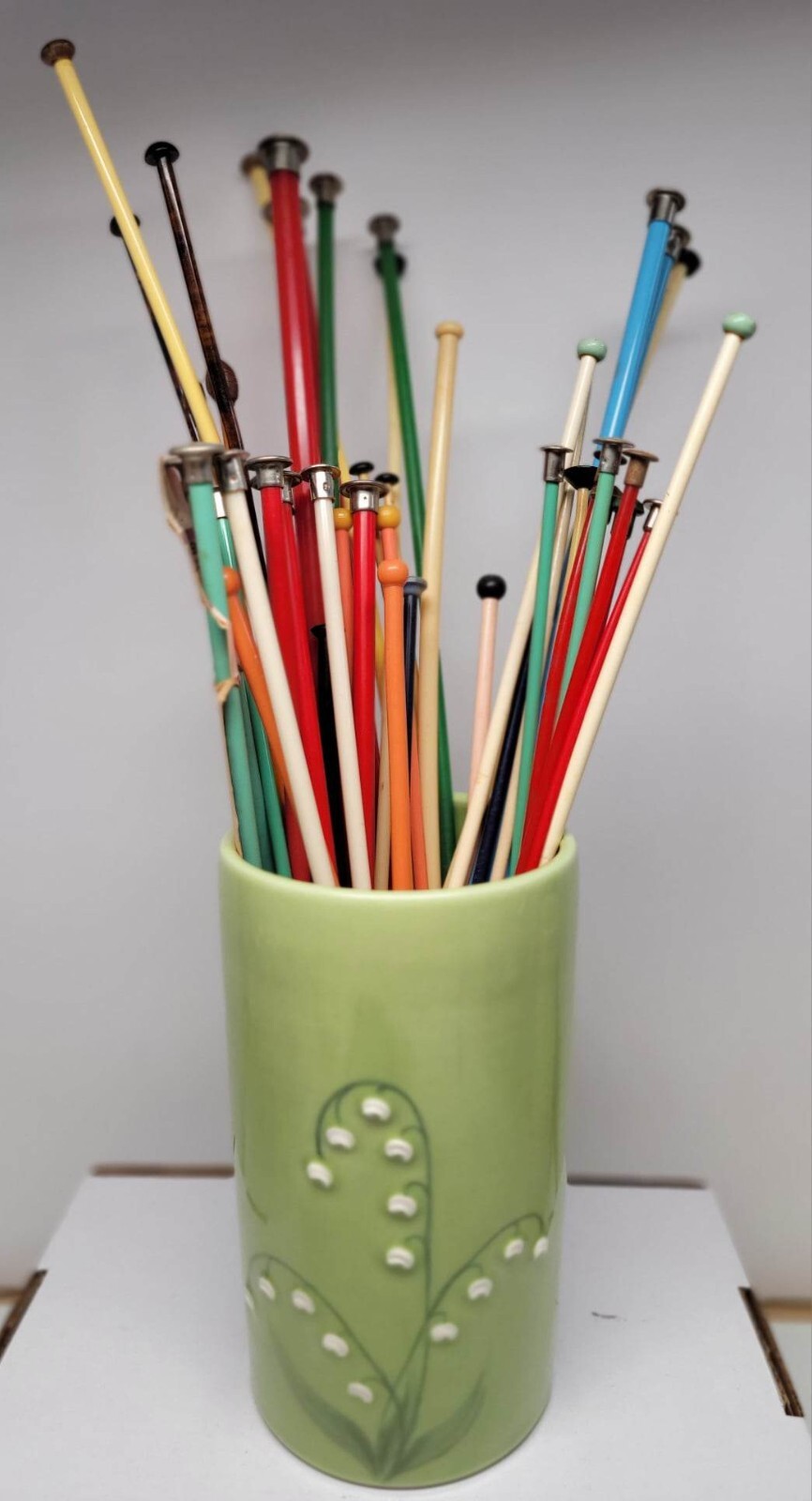 JaMpdx Knitting Needle Vase