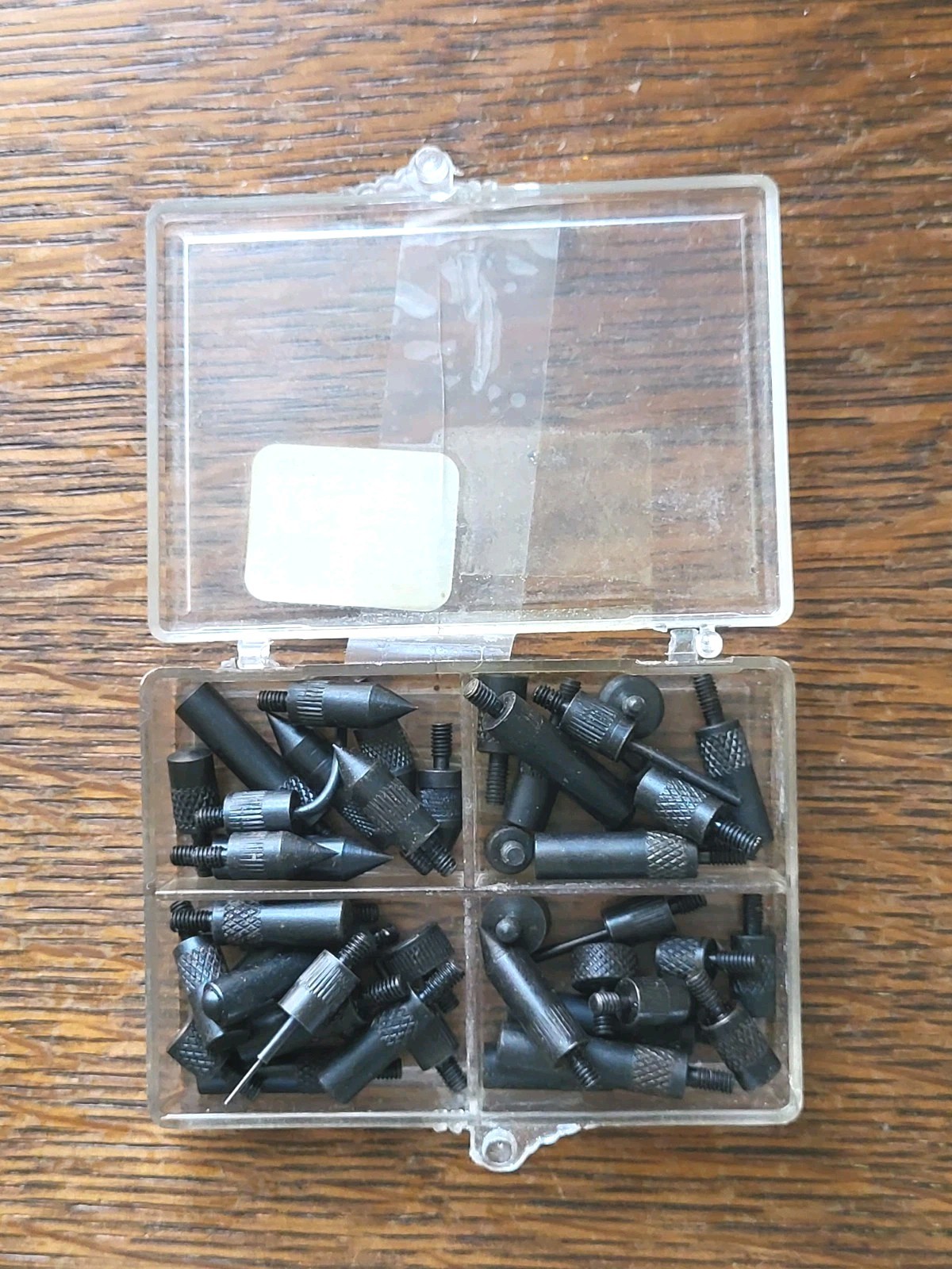 (45) Misc. Indicator Points Contact Tips Adaptors Unbranded Machinist Tools