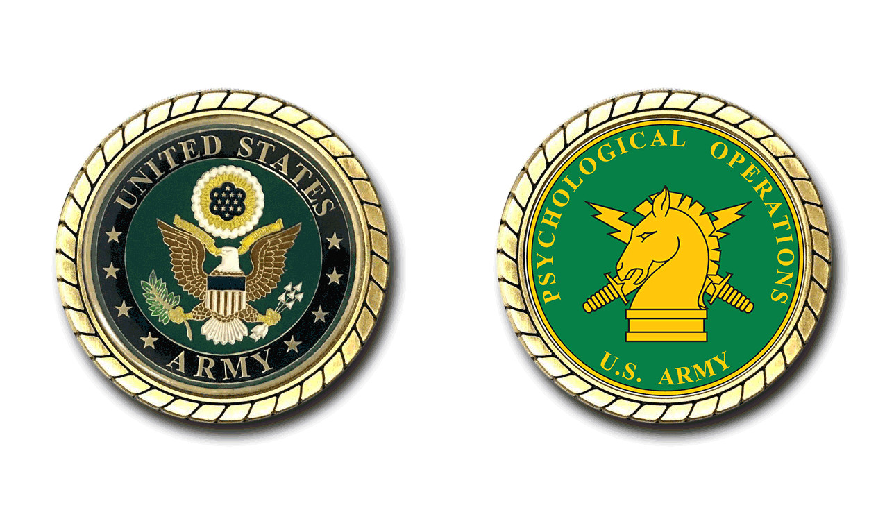 US Army Psychological Operations Challenge Coin