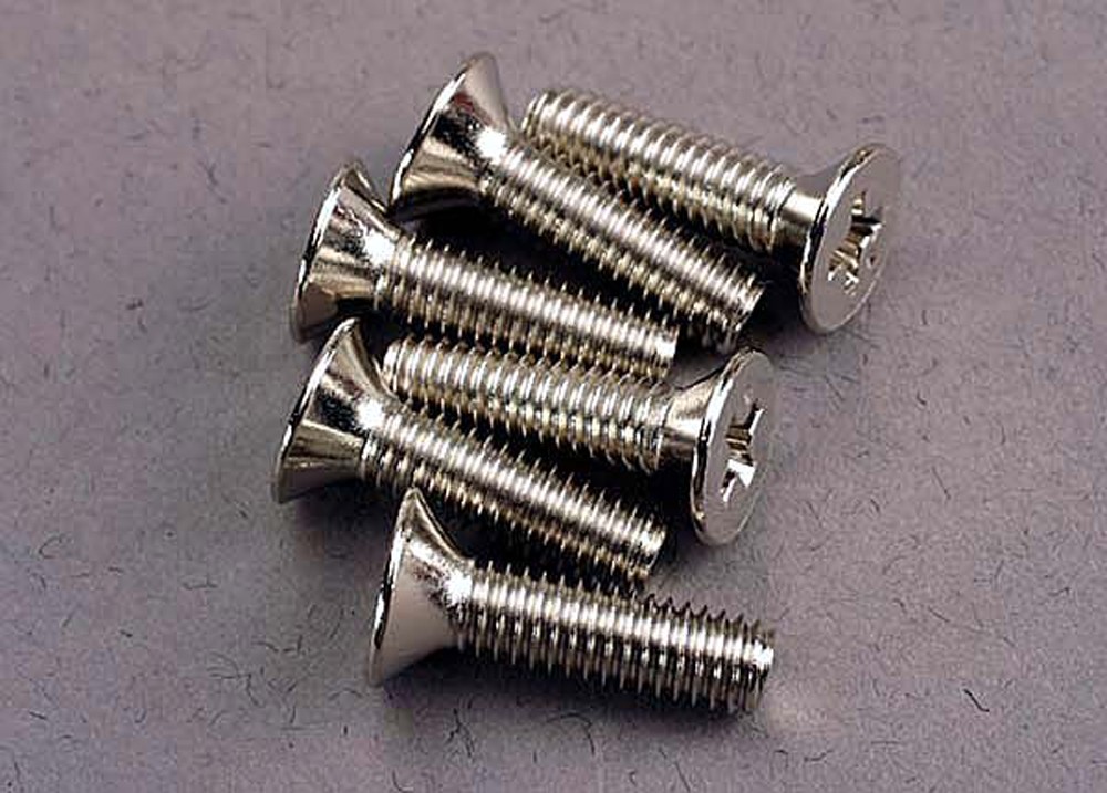 Traxxas 1/10 Rustler 2WD XL5 * Countersunk Machine Screws, 4X15mm * 3167