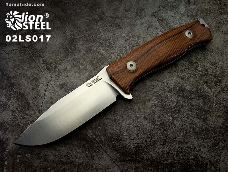 LionSteel 02LS017 M5 Santos Wood Bushcraft Knife