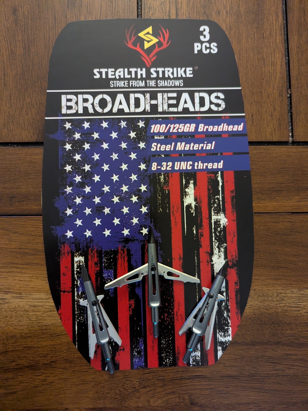 100 Grain Broadheads Stealth Strike Killzone Hypodermic 2"Cut 2 Blade Mechanical