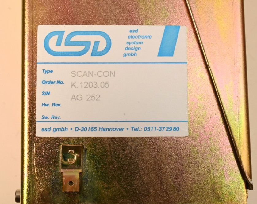 MarXperts Mar345 Controller Assembly ESD SCAN-CON K.1203.05 ESD GMBH