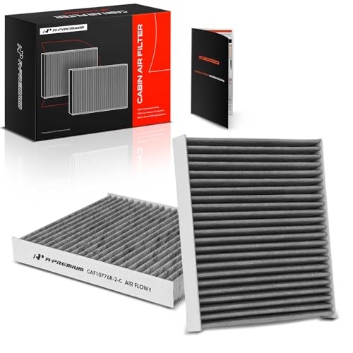 2-PC Cabin Air Filter with Activated Carbon Compatible with Kia Soul 2010