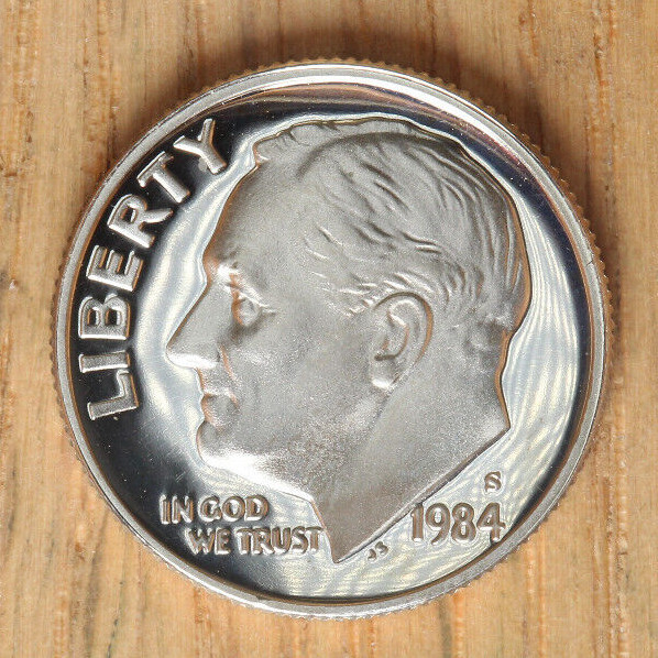1984 S Proof Roosevelt Dime