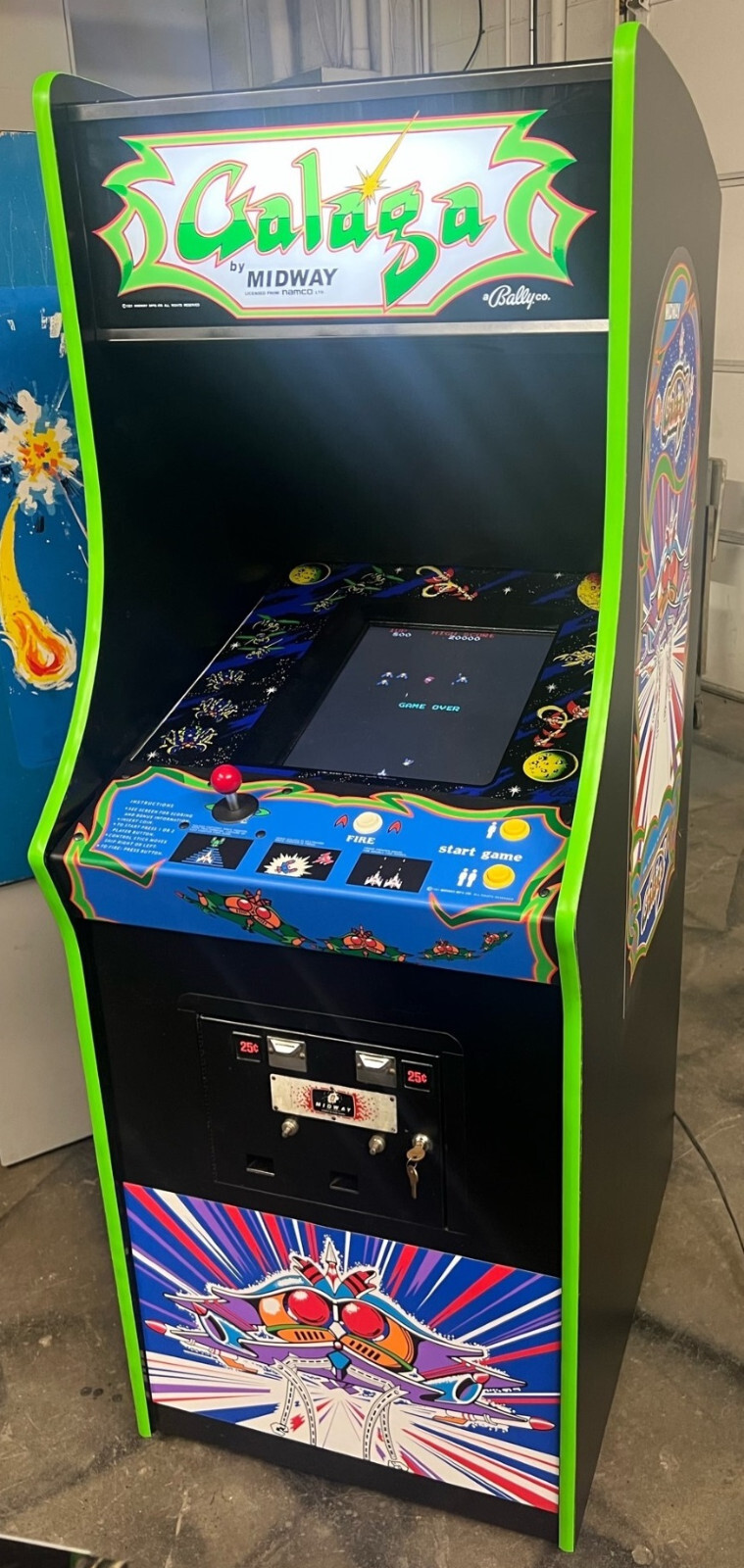 GALAGA ARCADE MACHINE by NAMCO (Excellent Condition) *RARE*
