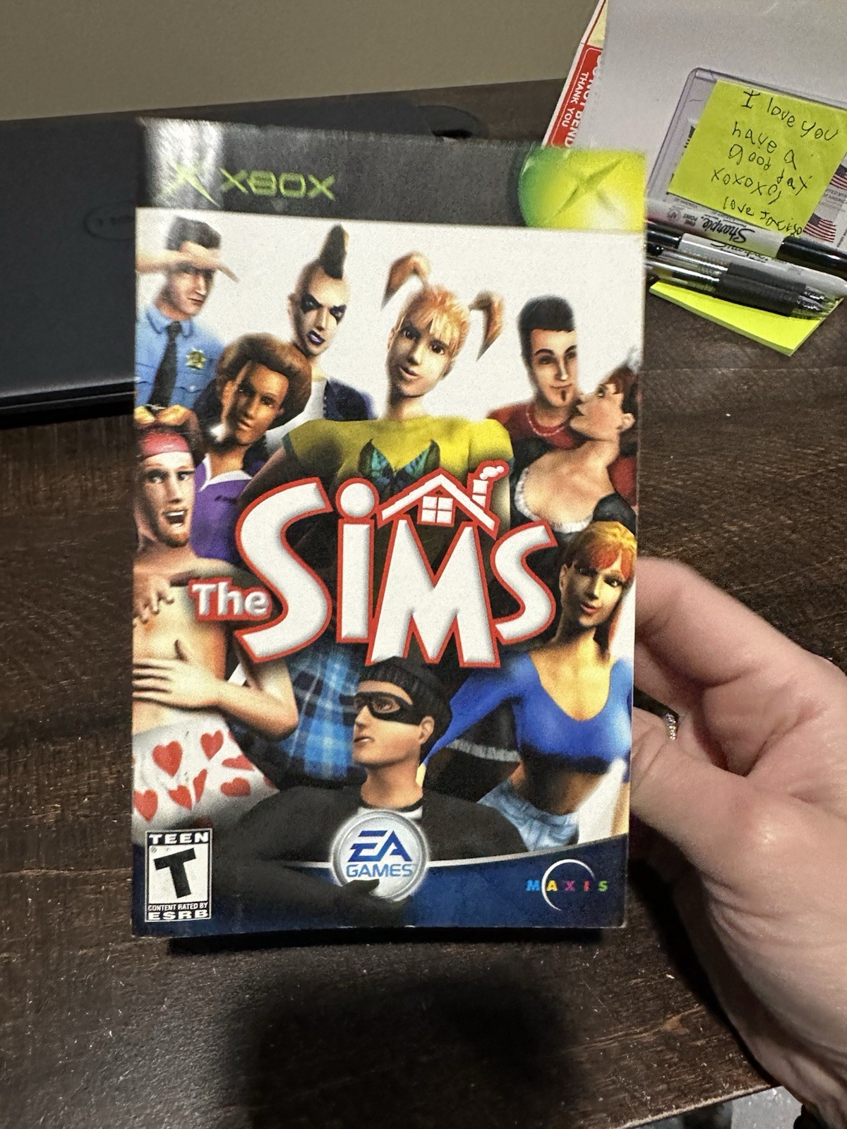 XBOX Manual Only The Sims