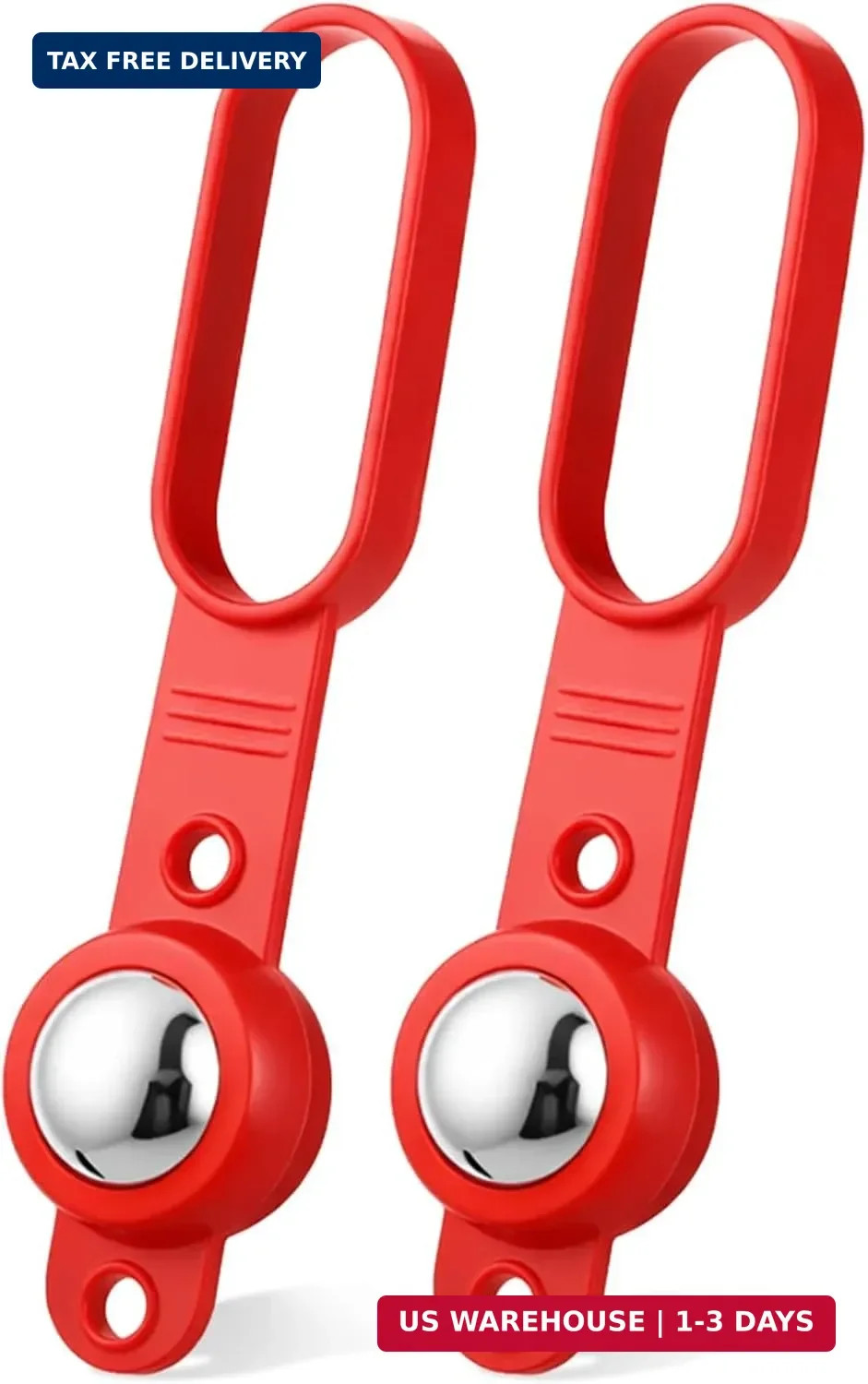 2 Pack Magnetic Stud Finder with 27 Lbs Pull Force, No Batteries Required