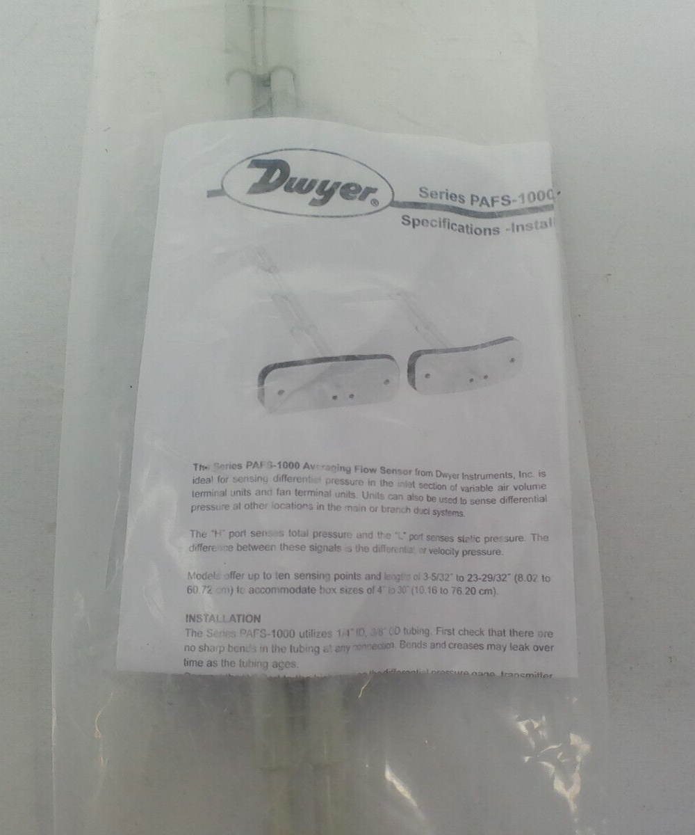 Dwyer PAFS-1006 Averaging Flow Sensor