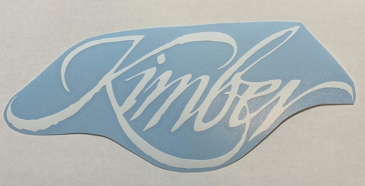 Kimber Logo #1 Die Cut Vinyl Sticker Patriotic Gun USA America Marines Army