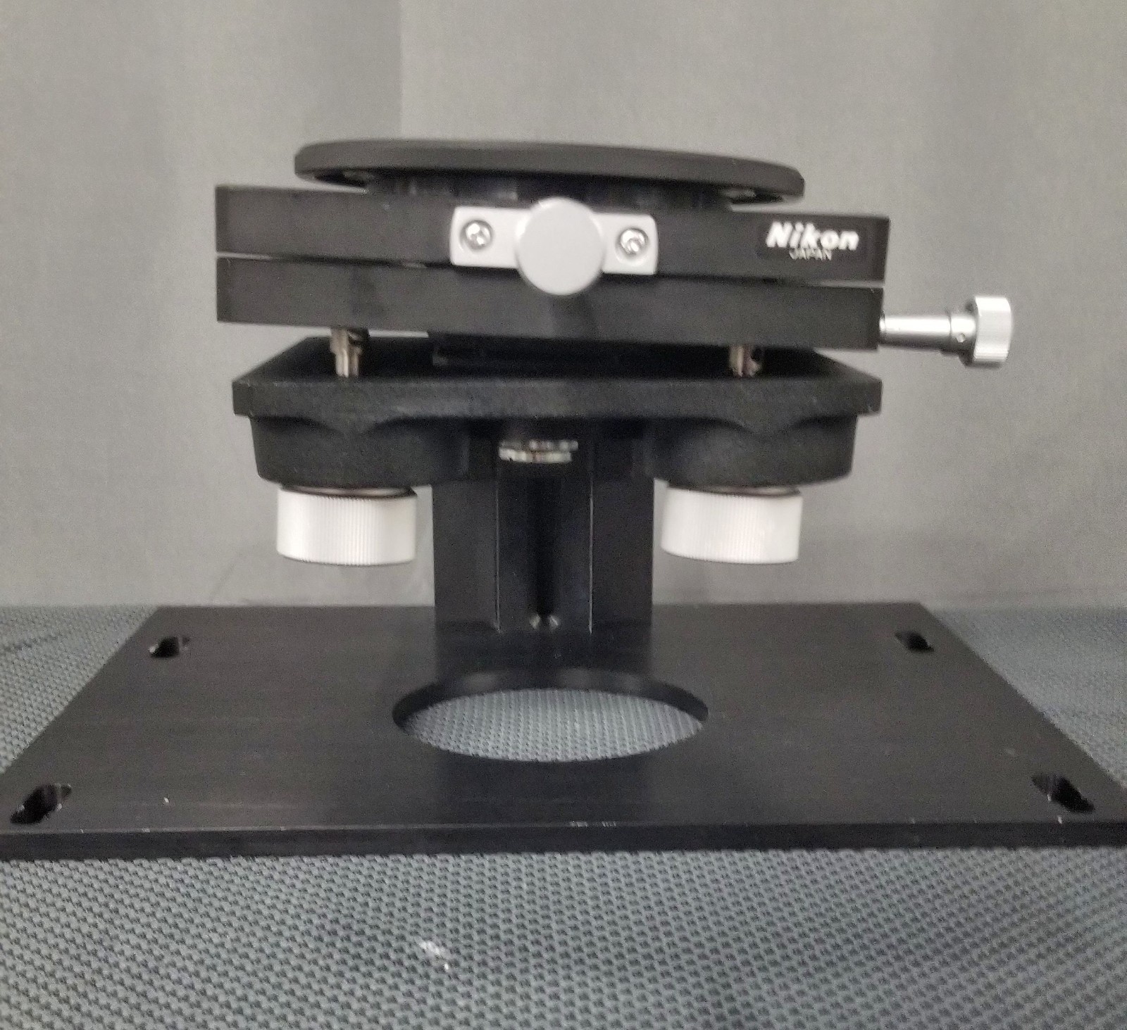 Nikon Interferometry Stage IF Tilting Rotating XY w/ Toolmaker Microscope Mount