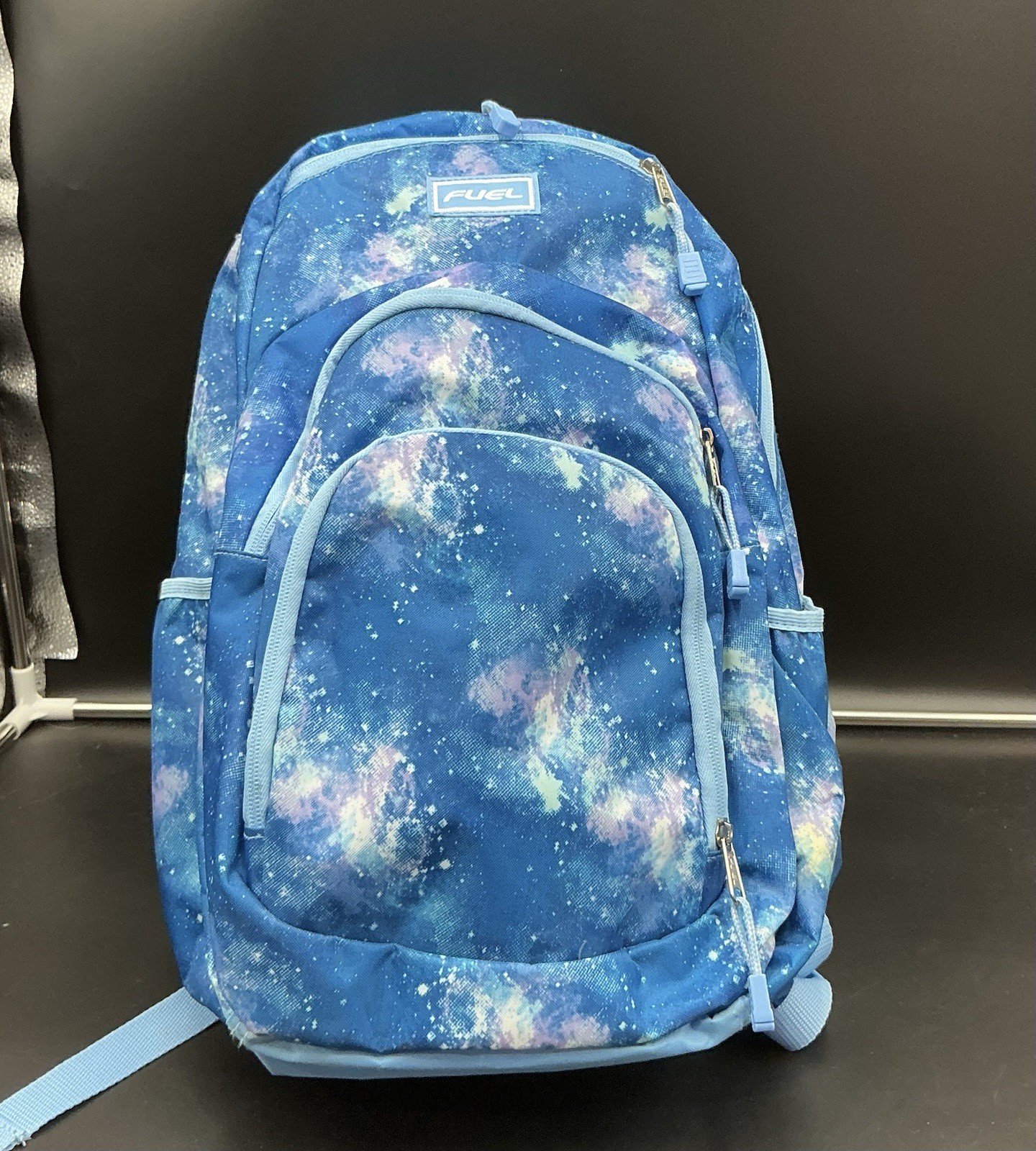 FUEL Galaxy Pattern Backpack Triple Tier 18 Inches Tall. Excellent Condition