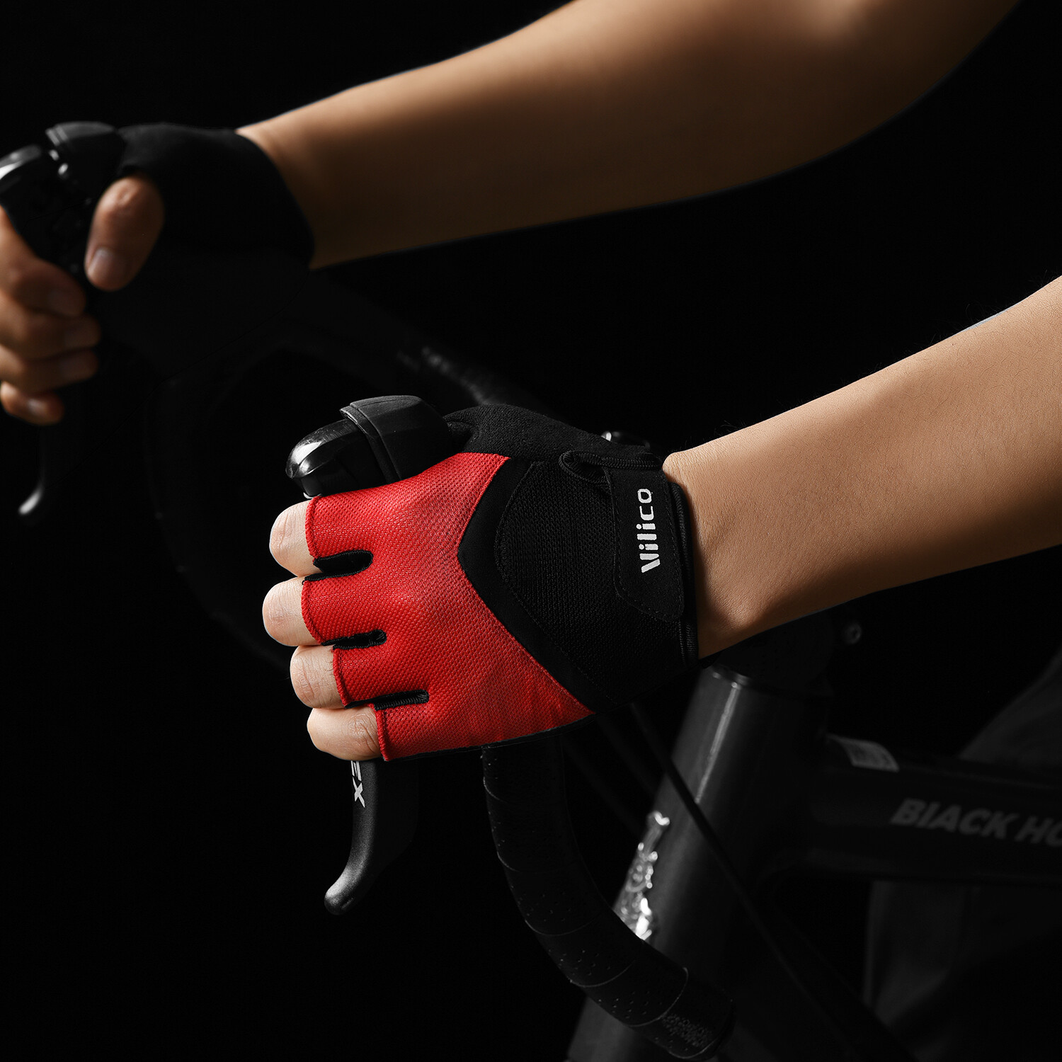 Half Finger Cycling Gloves Outdoor Sports Racing Gloves Pad Breathable Driving