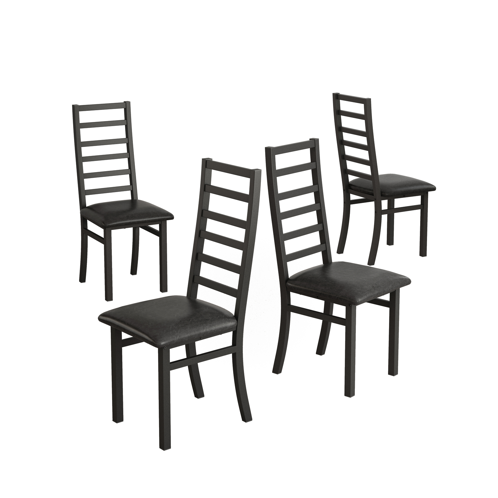 Retro Rectangular Stretch Dining Table And Metal Dining Chair,Dining Table Set