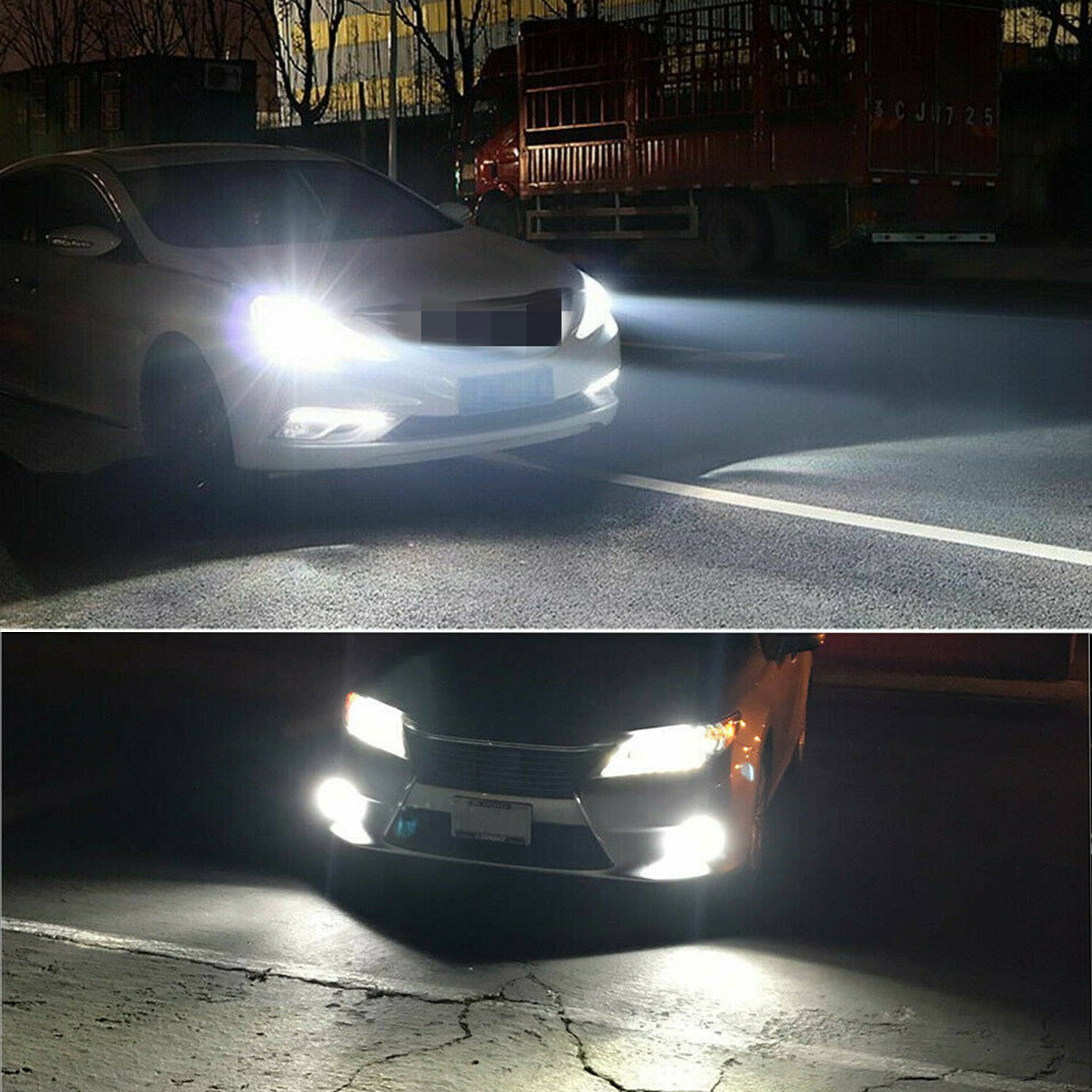 9006 HB4 LED Headlight Bulb Conversion Kit Low Beam White Super Bright 6500K
