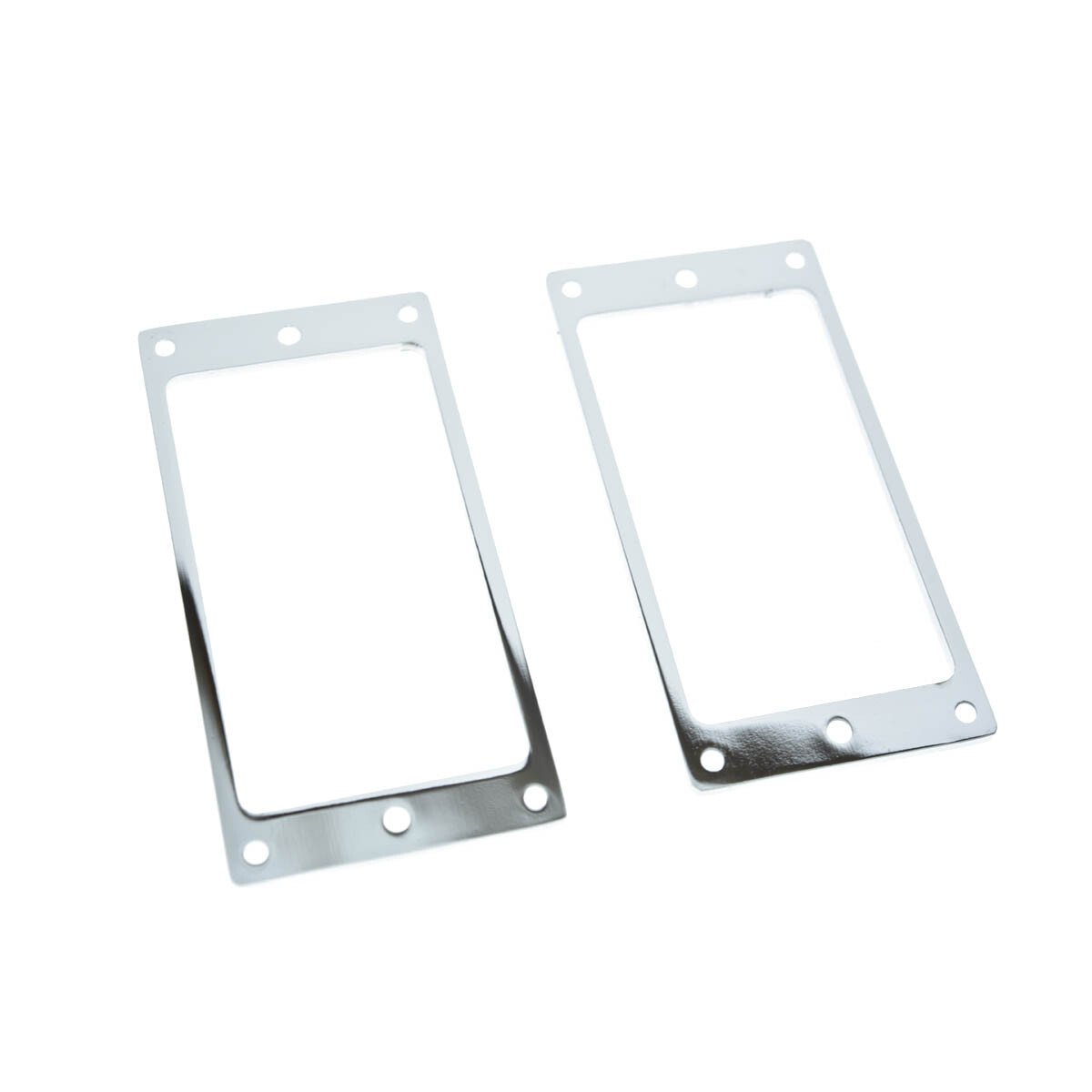 2x Metal Flat Bottom Humbucker Guitar Pickup Ring Pickup Frames
