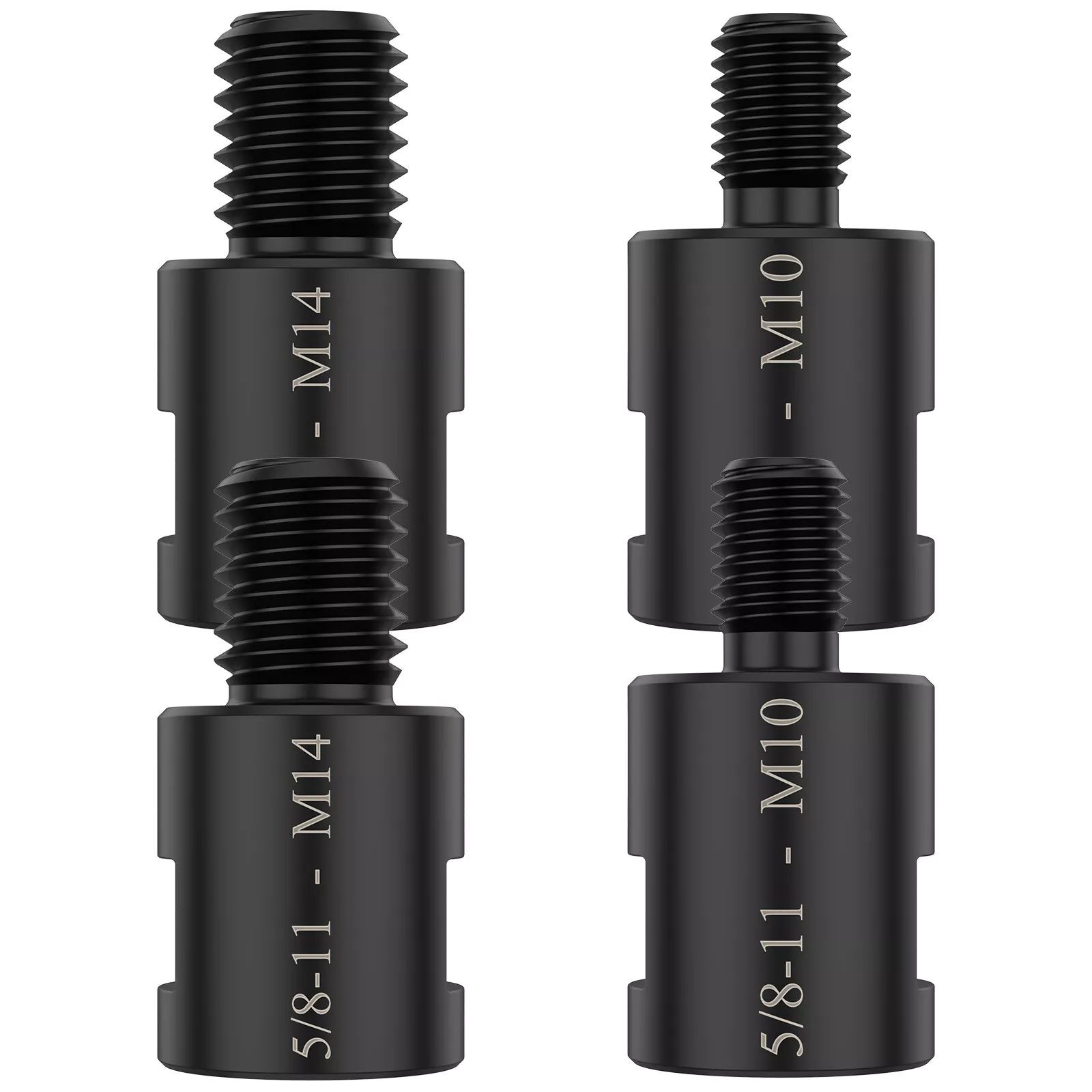 4X Steel Converter Adapter 5/8inch-11 Female to M10 M14 Male for Angle Grinder