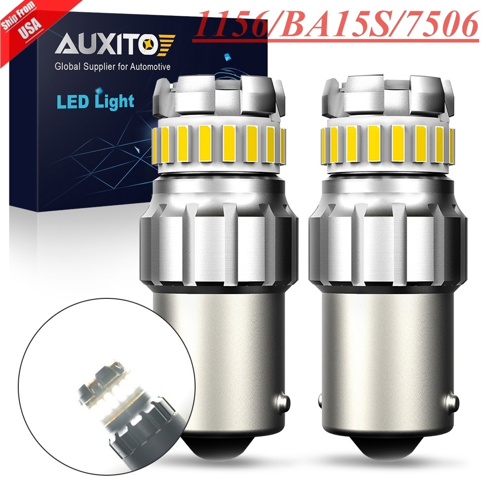 1156 7506 LED Reverse Backup Light Bulbs Super Bright 6500K Canbus Error Free