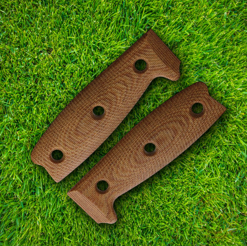 ESEE Handle For ESEE 3 Fixed-Blade Knife Brown Micarta Includes Hardware USA
