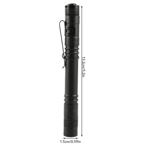2 Pack Tactical Red LED Flashlight Red Torch Best Mini Red Clip Handheld Light