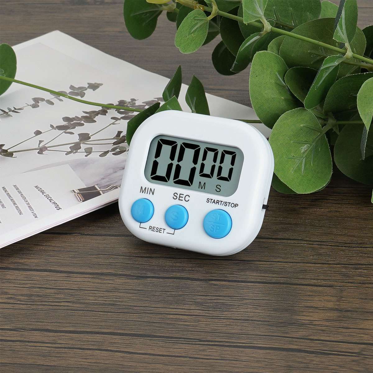 2/4/6X Magnetic LCD Digital Kitchen Cooking Timer Count Down Up Clock Loud Alarm