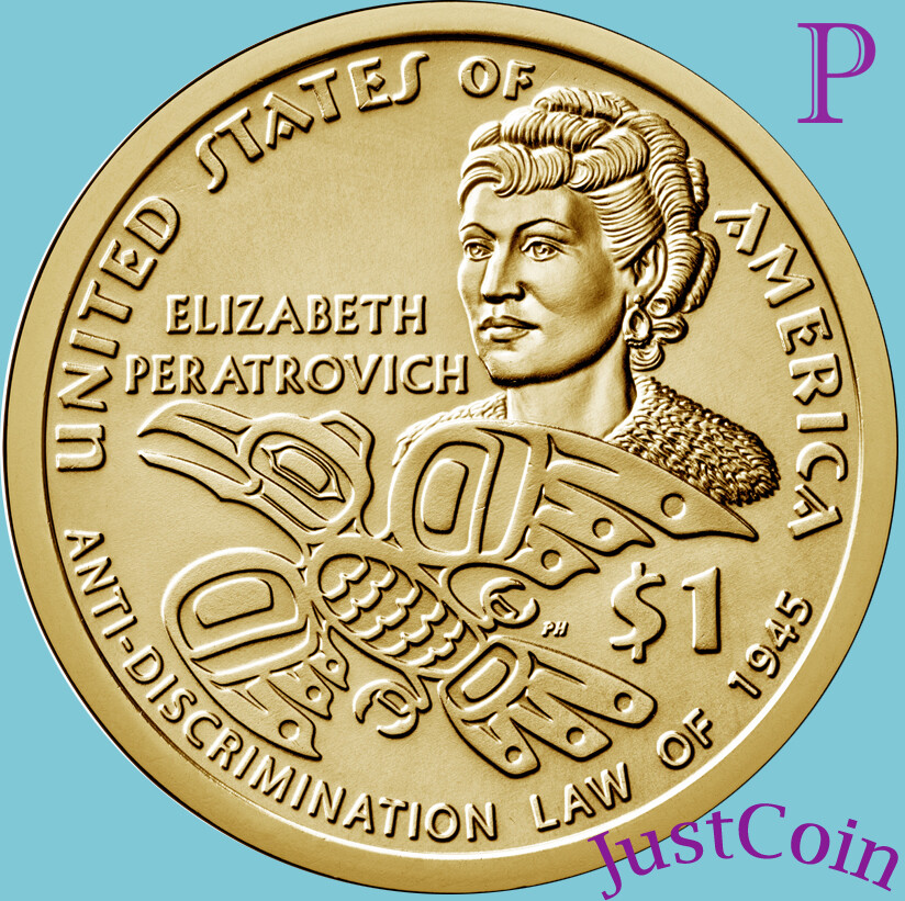 2020-P NATIVE AMERICAN DOLLAR ELIZABETH PERATROVICH UNCIRCULATED