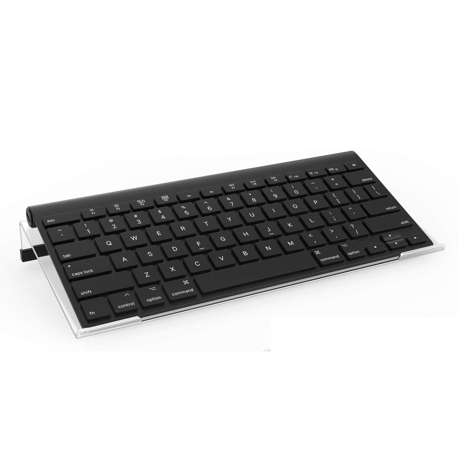 11.8" Acrylic Keyboard Stand for 78-key Compact Keyboard Tilted Holder