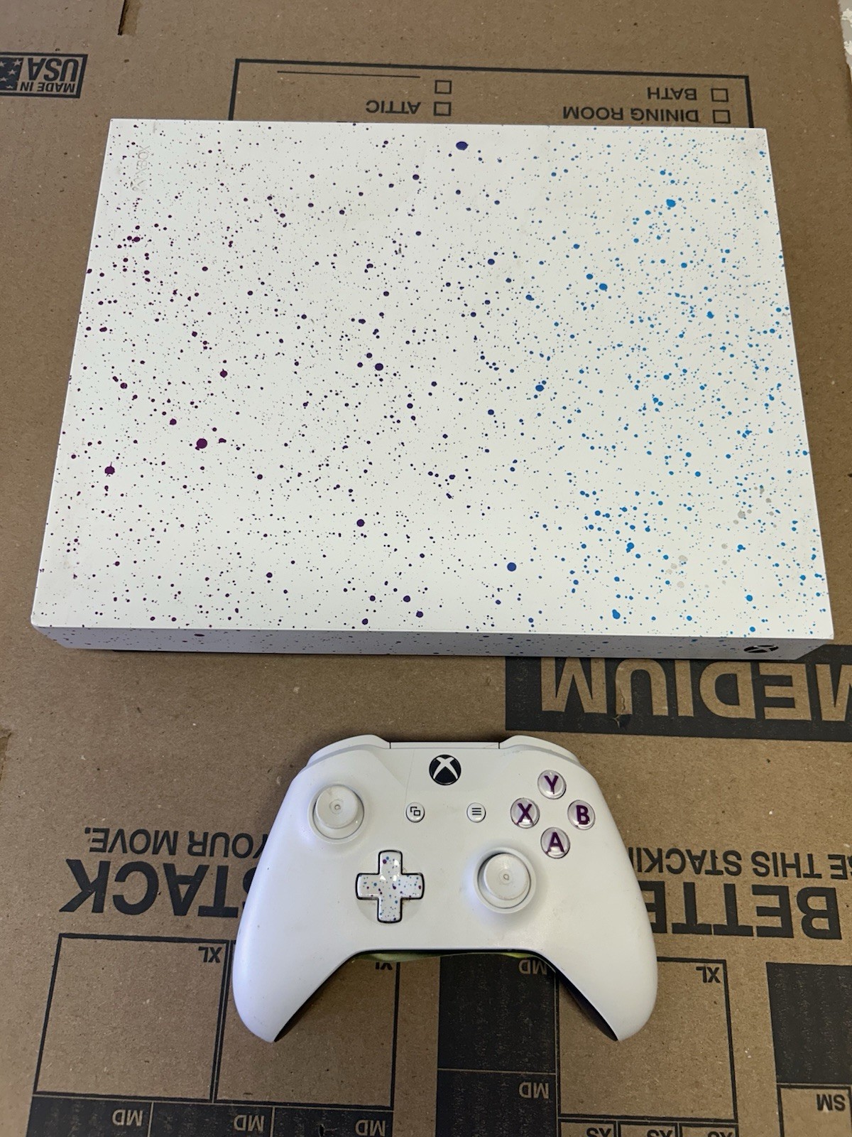XBOX One X 2k20 Hyperspace Console System PARTS REPAIR BROKEN AS-IS