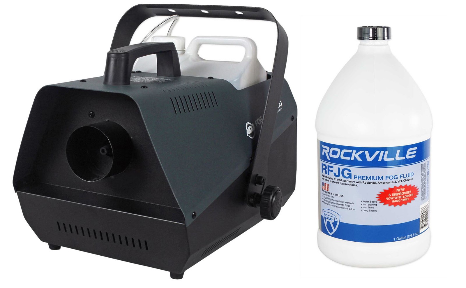 New American DJ Fog Fury 3000 Watt DMX Fog Machine w/ Remote+Gallon of Fog juice