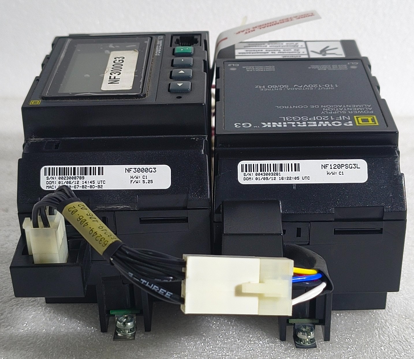 SQUARE D POWERLINK G3 NF3000G3 REMOTE MOUNT CONTROLLER 2000G3 120V
