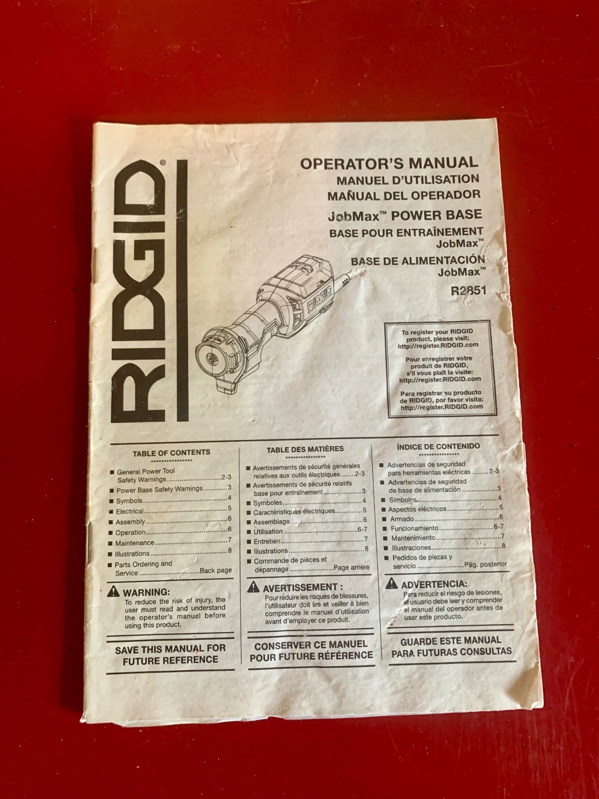Ridgid JobMax Multi-Tool With Soft Zip-Up Case