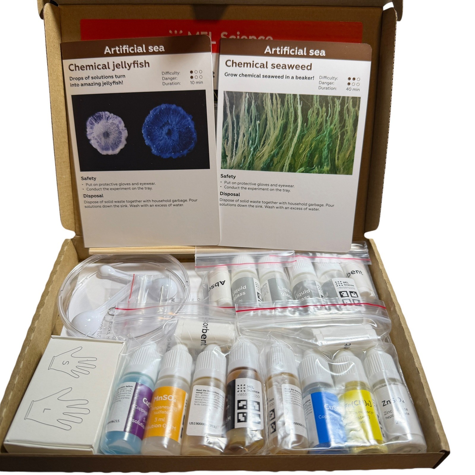 MEL Chemistry Artificial Sea Science Experiment Kit STEM Educational Activity